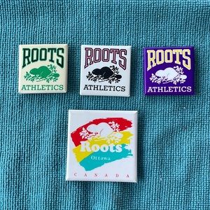 Vintage Roots pin-back buttons